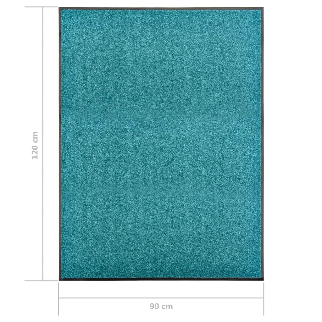 Zerbino Lavabile Ciano 90x120 cm 323460