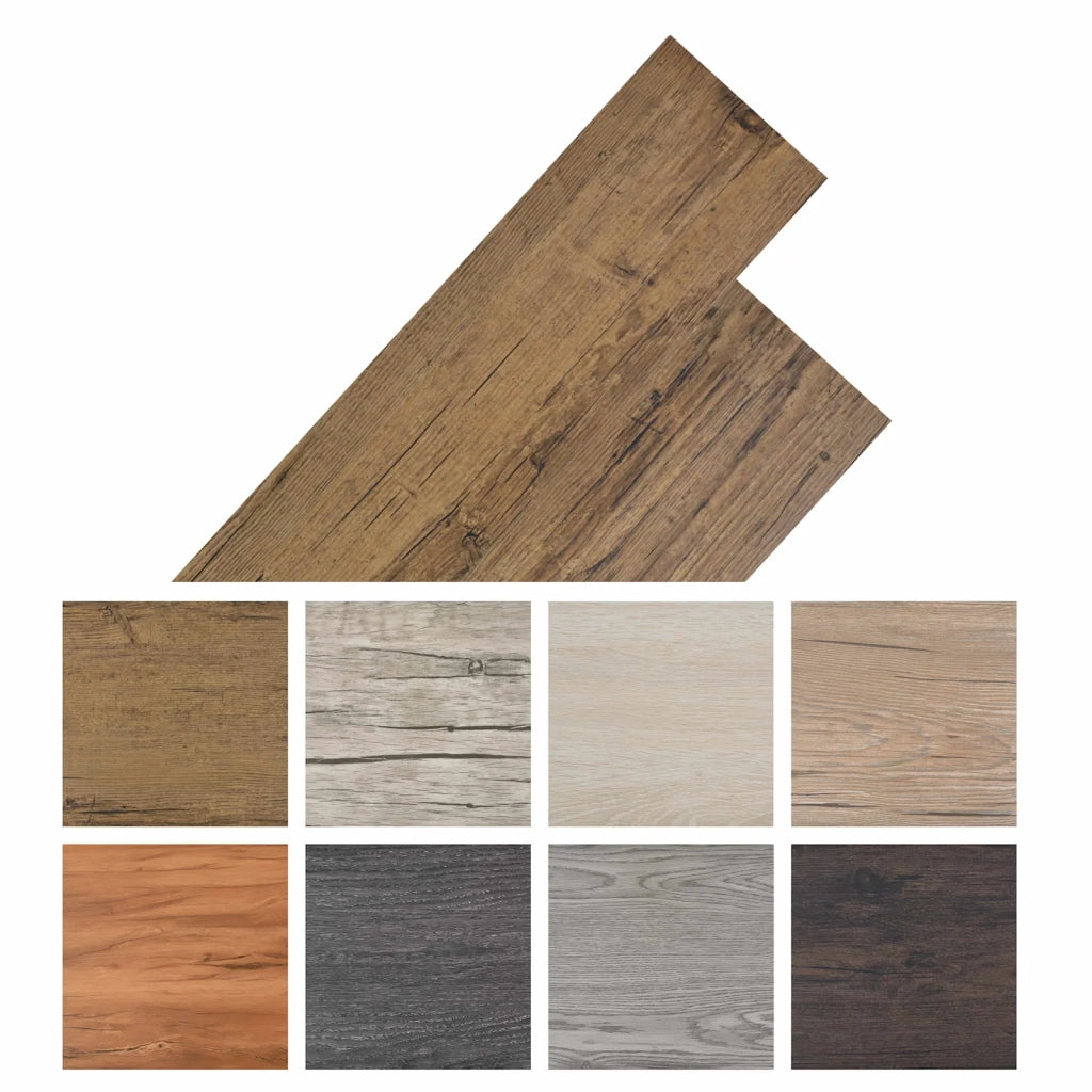 Plance per Pavimenti in PVC Autoadesive 30,5 x 61 cm 28 pz PVC CFW9227061