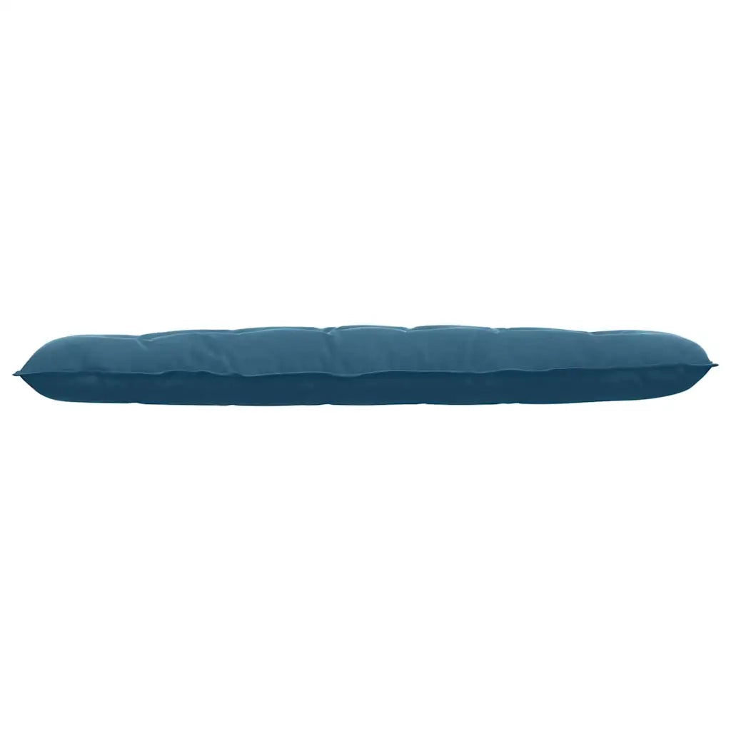 Cuscino per Schiena Blu 180 x 50 cm Tessuto in Cords