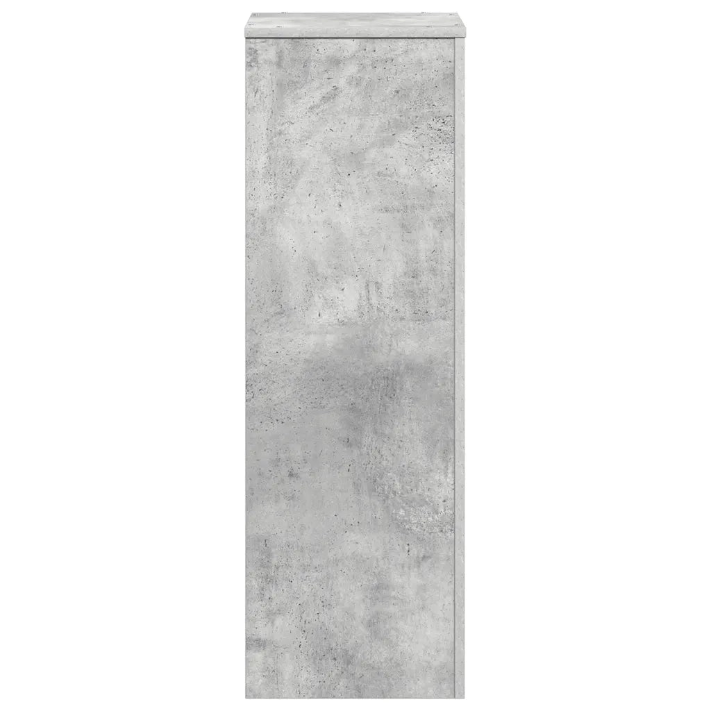 vidaXL Supporto per Piante Grigio 33x33x100 cm in Truciolato