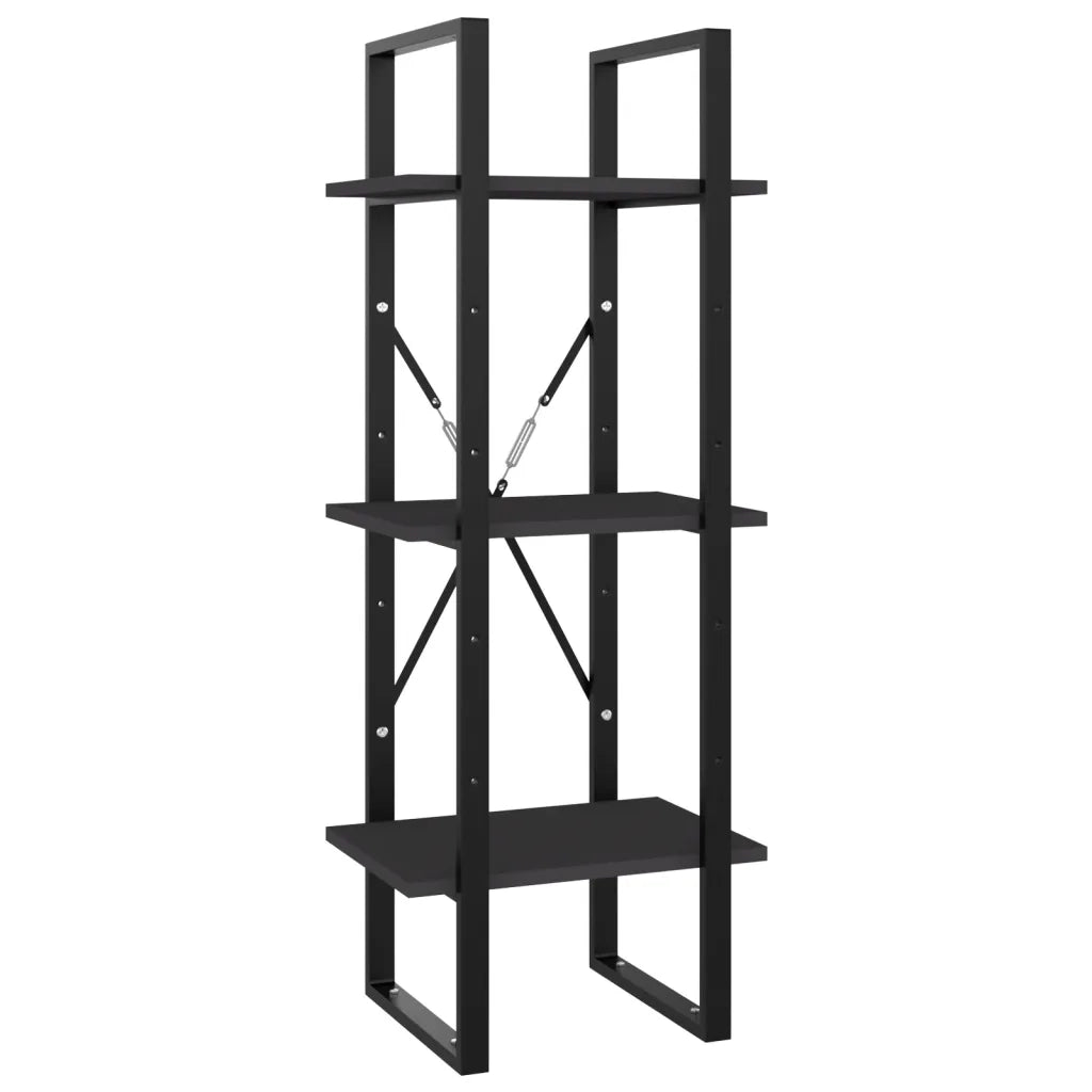 Libreria a 5 Ripiani-Scaffale per Libri-Mobile di Stoccaggio Grigia 40x30x175 cm in Legno Multistrato