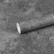 Tappeto autoadesivo con finitura cementizia, colore grigio scuro, impermeabile, dimensioni 40 cm x 1000 cm