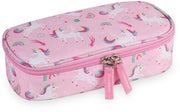 Etui per bambini, grande capacità, borsa per matite multi-compartimentale per bambini, grande contenitore per adulti con chiusura a righello, grande cassetta per penna per la scuola