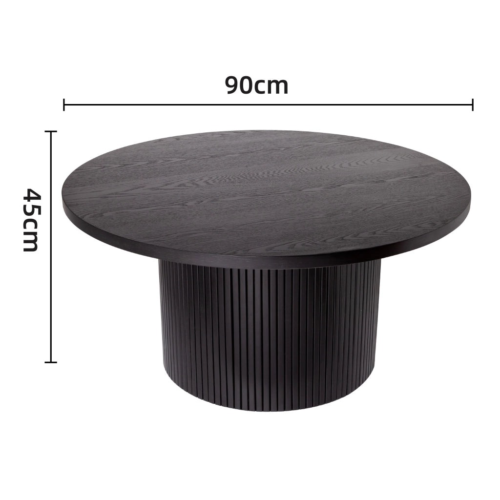 Tavolino da caff¨¨ in legno massello - Zephmum- Rotondo