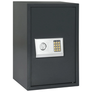 Cassaforte Digitale Elettronica con Ripiano Grigio Scuro 40x35x60 cm Acciaio