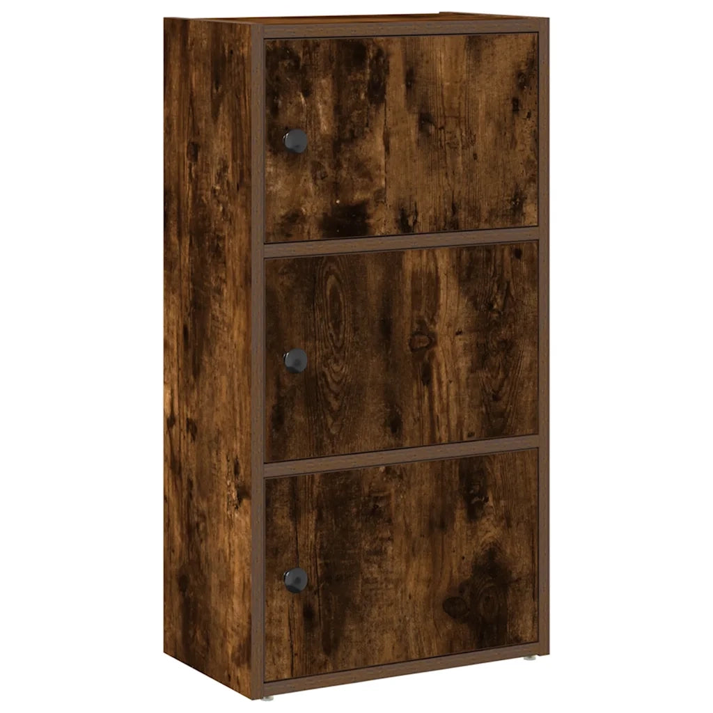 Libreria Rovere Fumo 40x24x77 cm in Legno Multistrato 860368