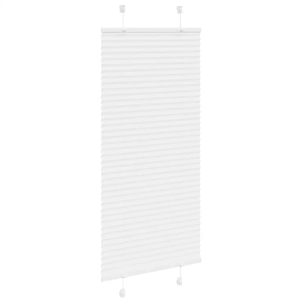 Tenda Plissettata Bianca 55x150 cm Larghezza Tessuto 54,4 cm 4015491