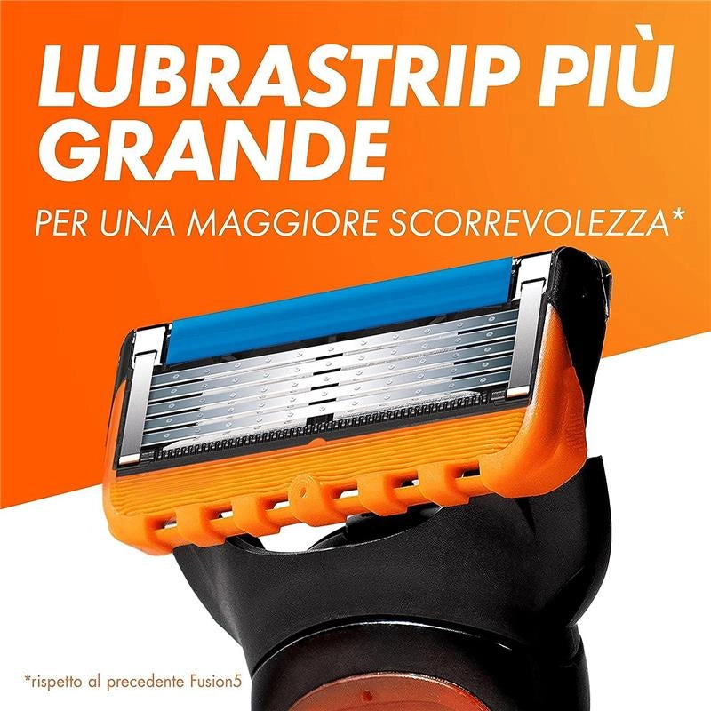 GILLETTE FUSION 5 RASOIO DA UOMO 1 RASOIO GILLETTE 2 LAMETTE DI RICAMBIO PER RASOIO
