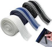 Striscia per tende e capi di abbigliamento - Resistente all'usura - Fatto di poliestere duraturo - Facile e rapida applicazione - Striscia per regolazione
