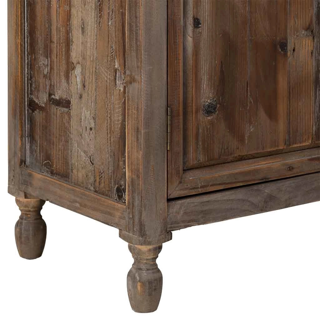 Credenza in legno a 4 ante 160x40x85