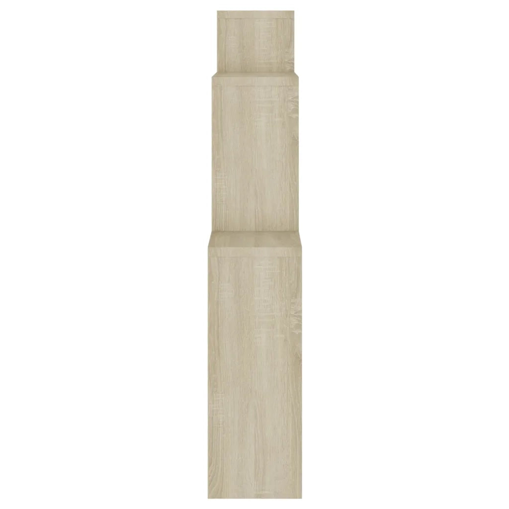 Mensola Muro Cubo Rovere Sonoma 80x15x78,5cm Legno Multistrato 807262