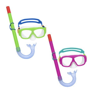 MASCHERA SUBACQUEA + 7 KIT SNORKEL EXPLORA 24035- BESTWAY- 1,0 pz