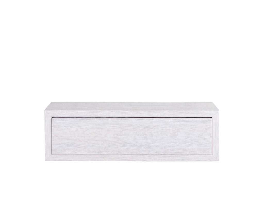 Mensola da Parete 1 Cassetto 45x13,4x20 cm in Fibra di Legno Lego Rovere Imperiale