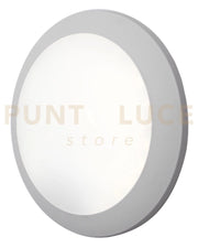 VERONA APPLIQUE PLAFONIERA D35 CM 2 LUCI ATTACCO E27 GRIGIO IP66