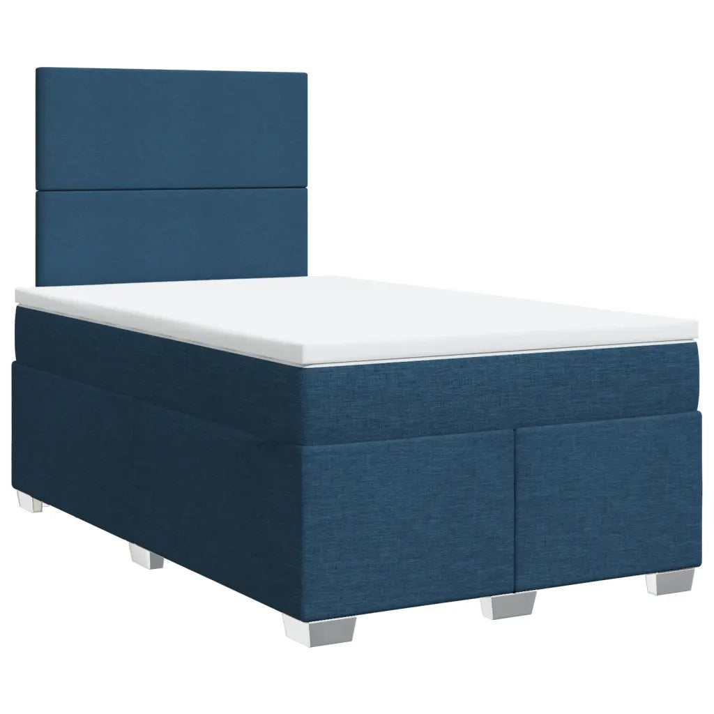 Giroletto a Molle con Materasso Blu 120x190 cm in Tessuto 3292726