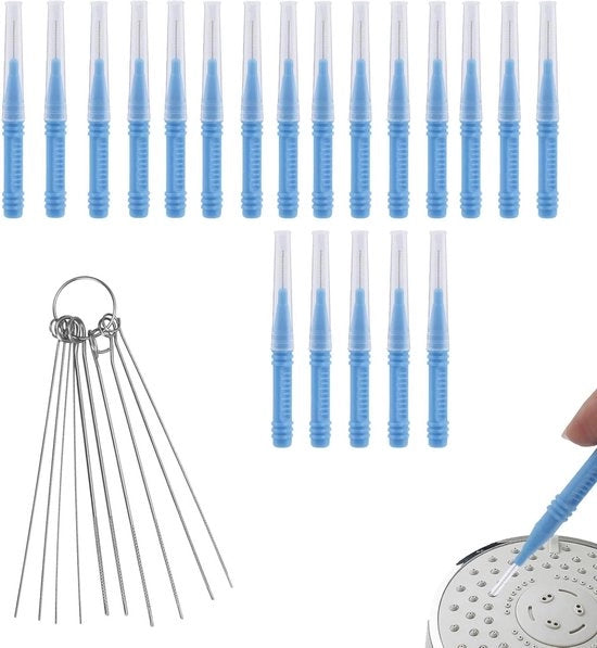 Set di 30 Asciugamani per Doccia, Spazzole Anti-Intasamento per la Stanza Doccia - Blu