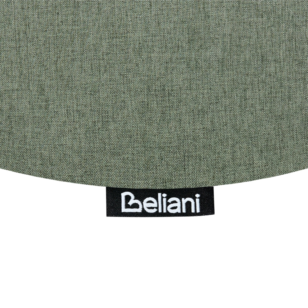 Set di 2 sedie da pranzo Verde Sedute in poliestere Gambe in metallo senza braccioli per la sala da pranzo Cucina
