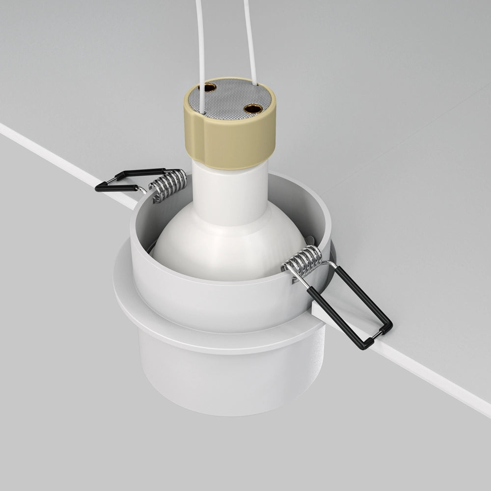 Maytoni Reif DL050-01W faretto incasso bianco GU10 tondo