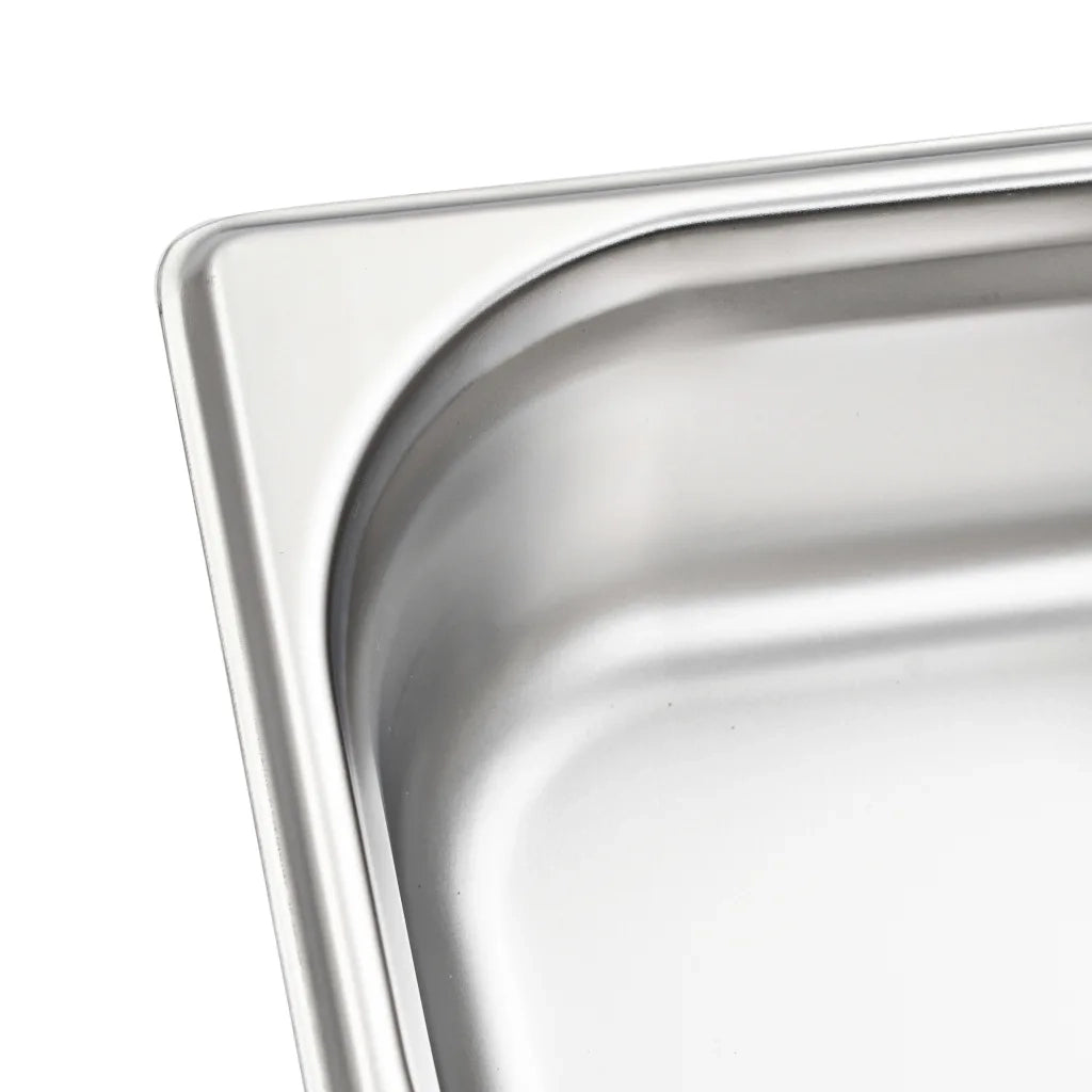 vidaXL Contenitori Gastronorm 12 pz GN 1/6 65 mm in Acciaio Inox