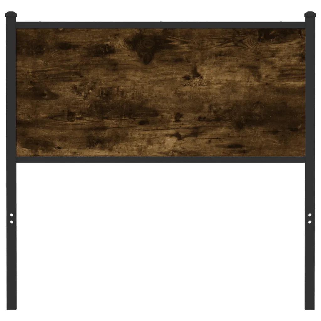 Testiera di Ricambio Rovere Fumo 75 cm in Legno Multistrato e Acciaio 4007693