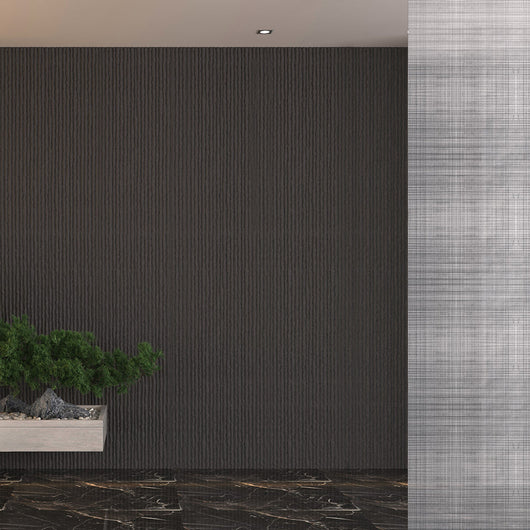 Set 12 Pannelli Decorativi Area 8,6 mq 120x60x2,5 cm Rivestimento Murale Effetto Pietra Graffiata 3D in PU Ossidana