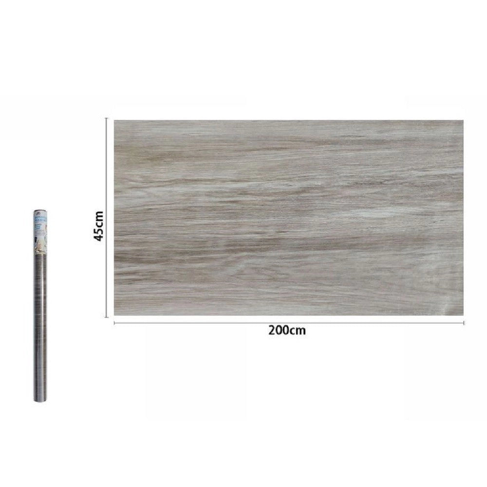 Trade Shop - Rotolo Pellicola Adesiva Parete Effetto Legno 45cm X 2mt Cassetti Mobili 71240 -