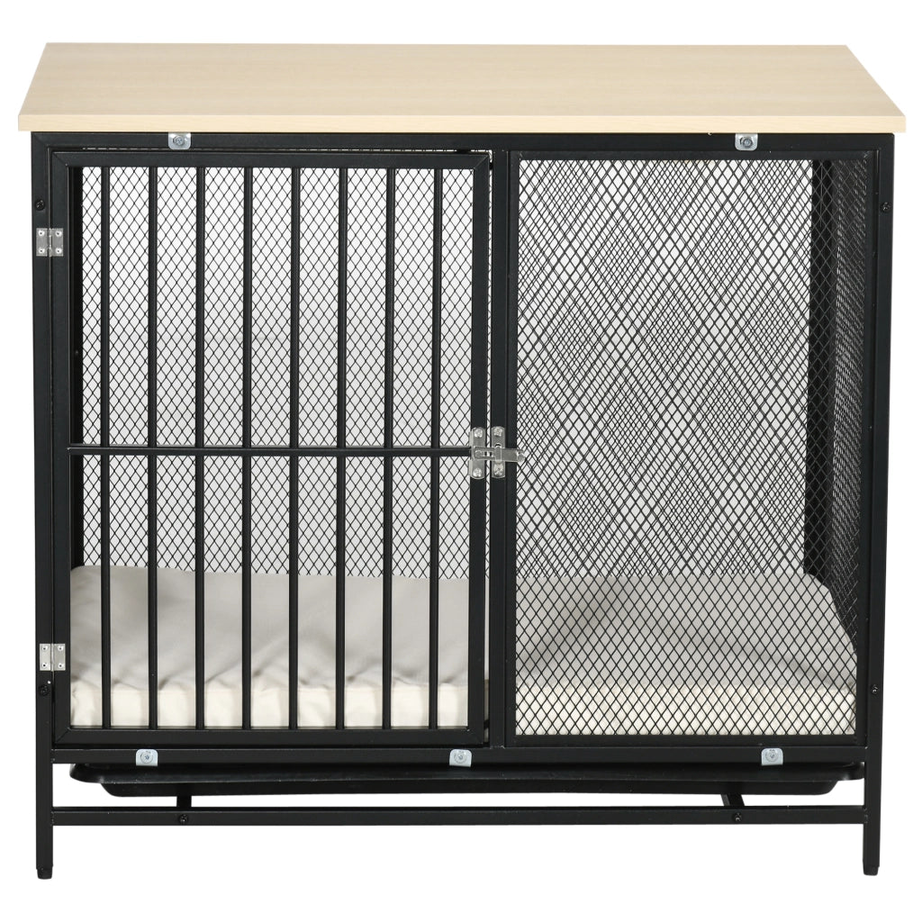 Gabbia per Cani ¨C Zephmum ¨C Nero, 80x55x71 cm