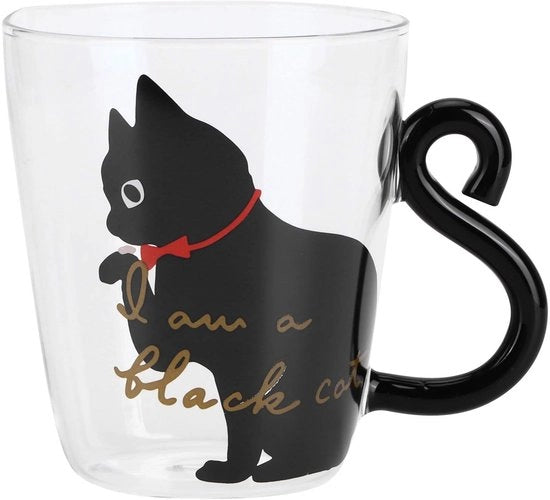 Caffè e Tè in Bambola - Bambola Animale a Forma di Gatto - Gatto Nero - Nuova Arrampicata per Bambini - Amanti dei Gatti