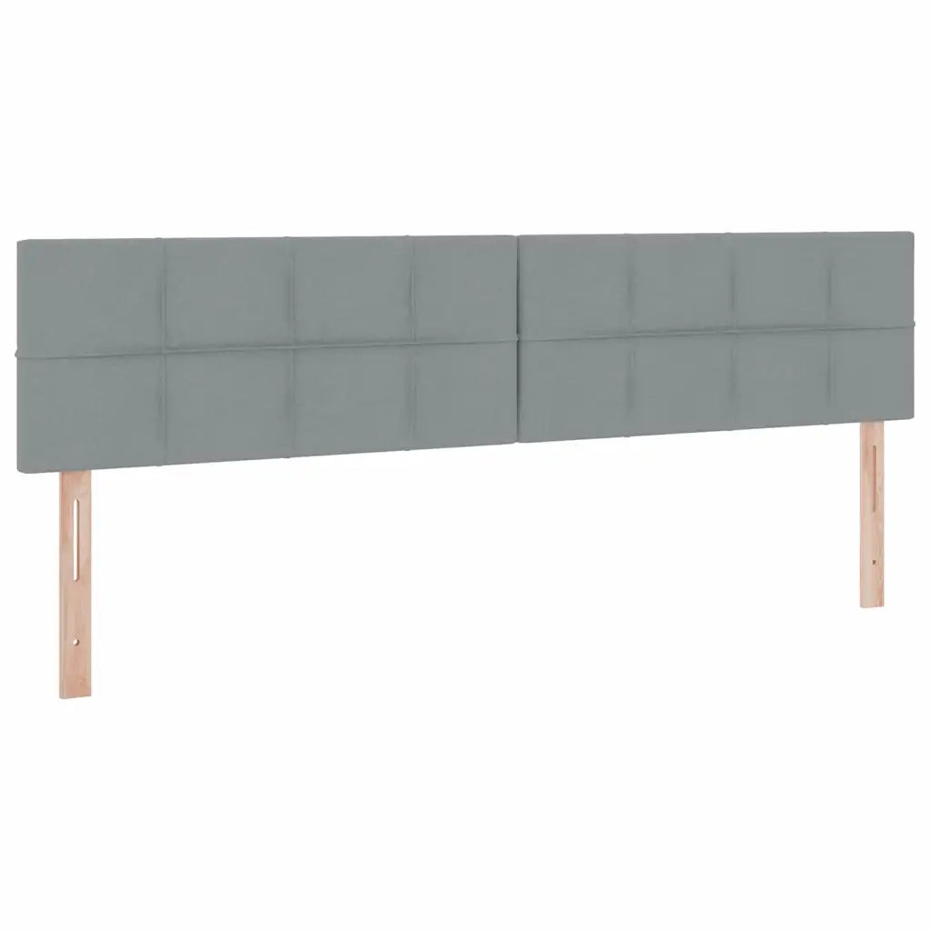 Letto con contenitore e materasso Grigio chiaro 200 x 200 cm 3370530