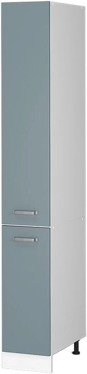 Armadio da farmacia R-Line, Grigio-blu, 30 cm, per la libera combinazione all'interno di sistemi cucina modulari