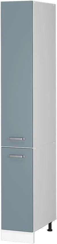 Armadio da farmacia R-Line, Grigio-blu, 30 cm, per la libera combinazione all'interno di sistemi cucina modulari