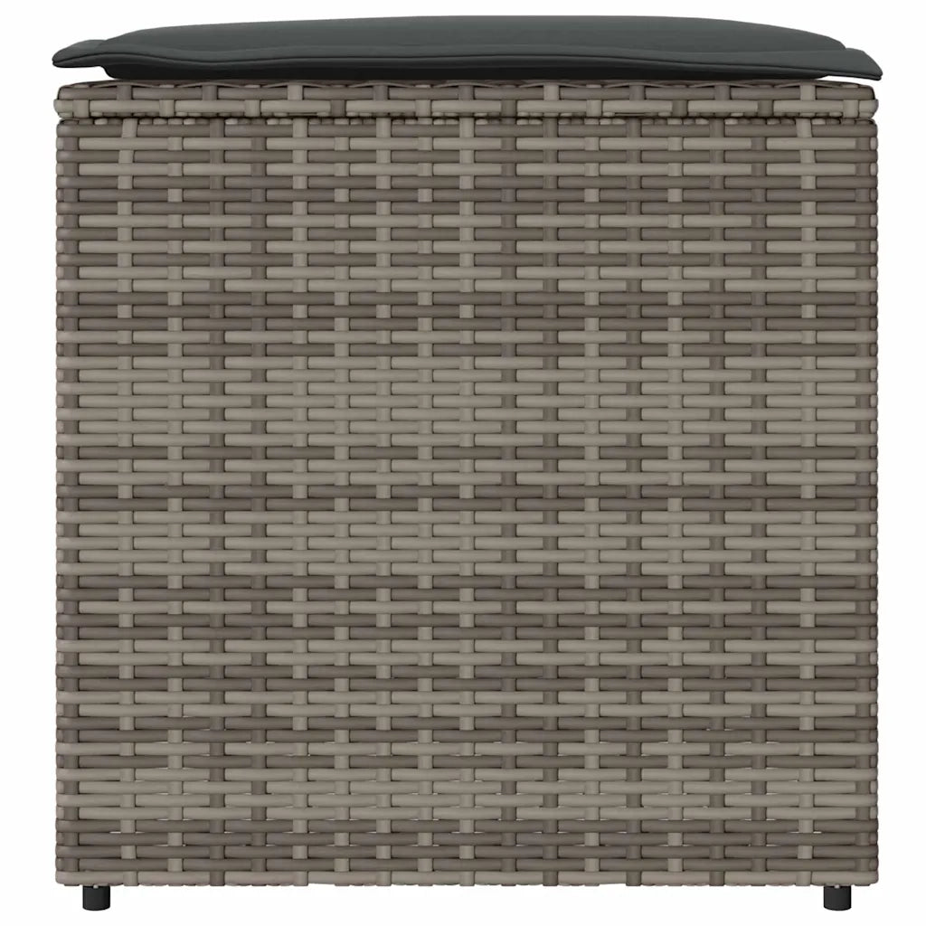 Scatola per Cuscini Grigio 50 x 50 x 50 cm polyrattan CFW8284451