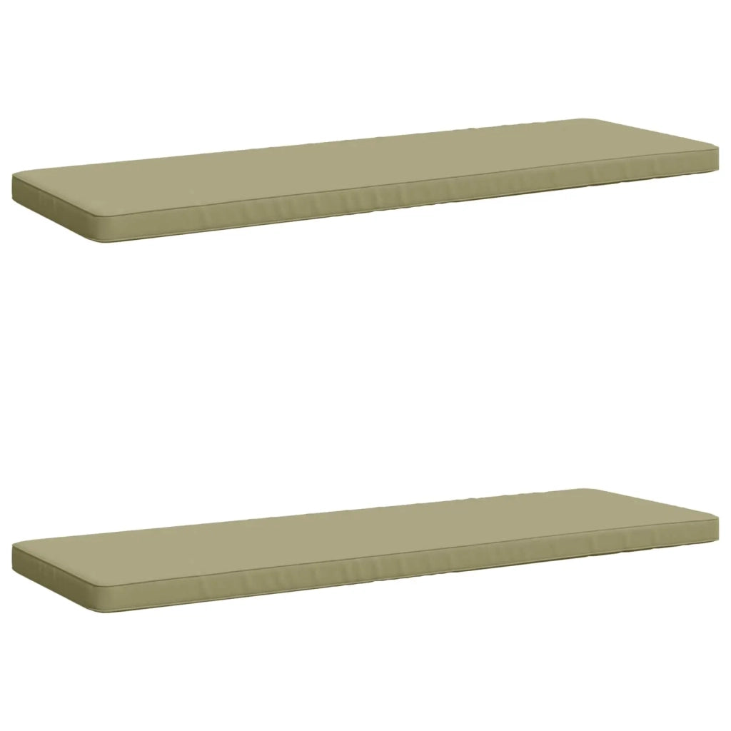 Cuscini per Panchina a 2 Pezzi VUGHT 2 pz 100% Poliestere 951983