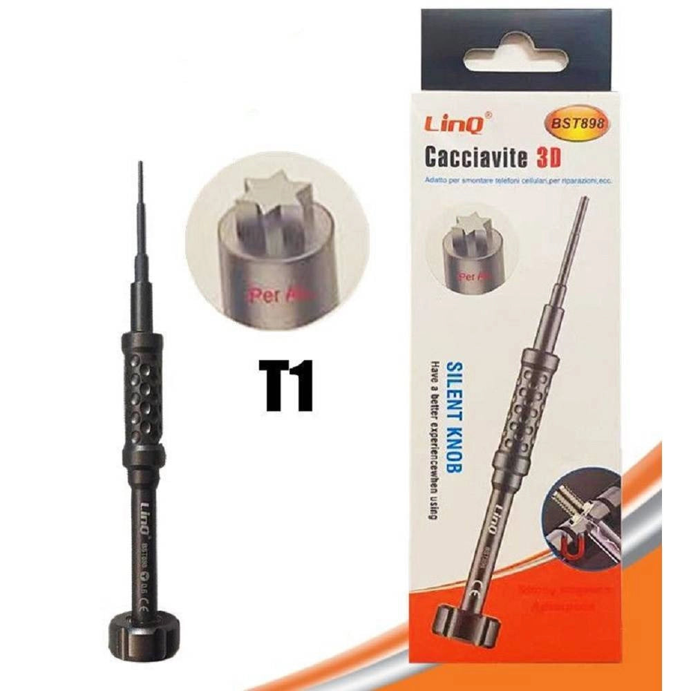Trade Shop - Cacciavite Torx 3d T1 Professionale Riparazione Smartphone Cellulari Bst898-t1 -