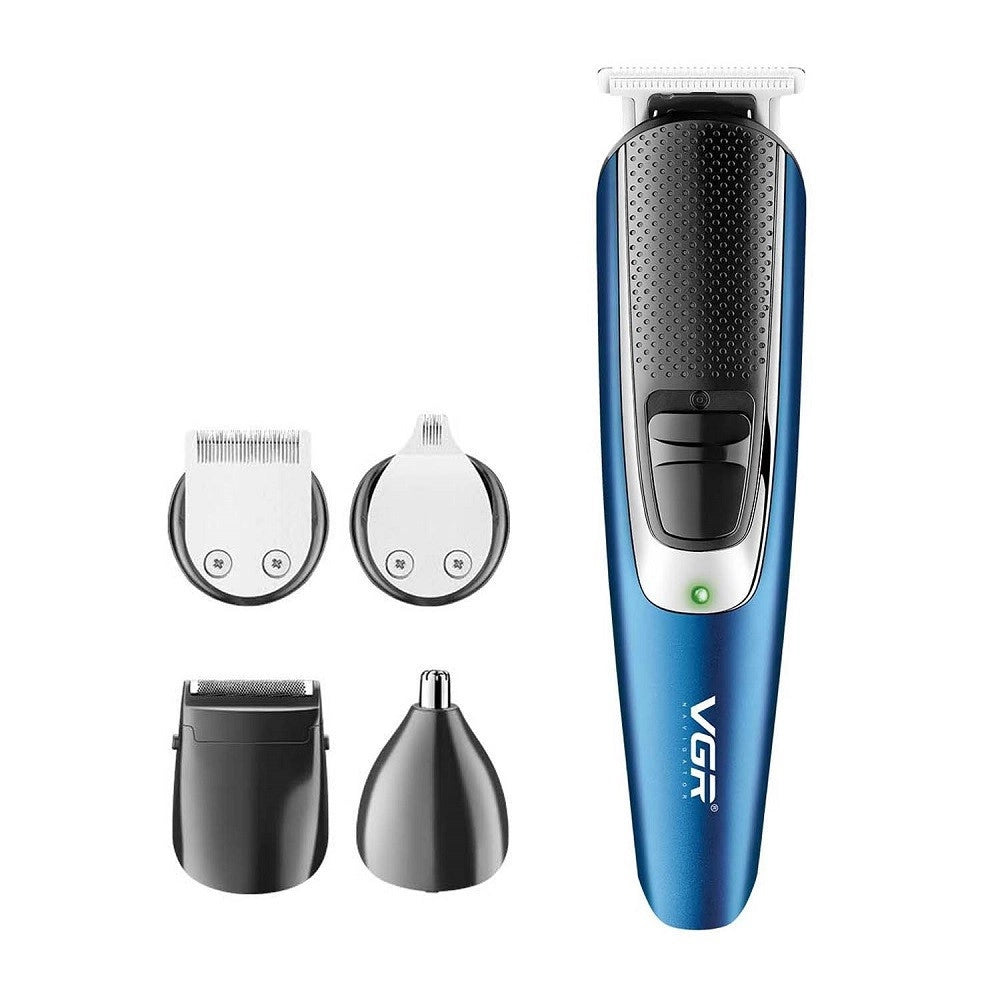 Kit Tagliacapelli Barba Professionale Ricaricabile Elettrico Senza Fili Vgr V172