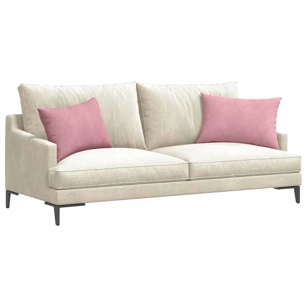 Cuscini da Divano 2 pcs Rosa 60 x 40 cm Tessuto in Cords