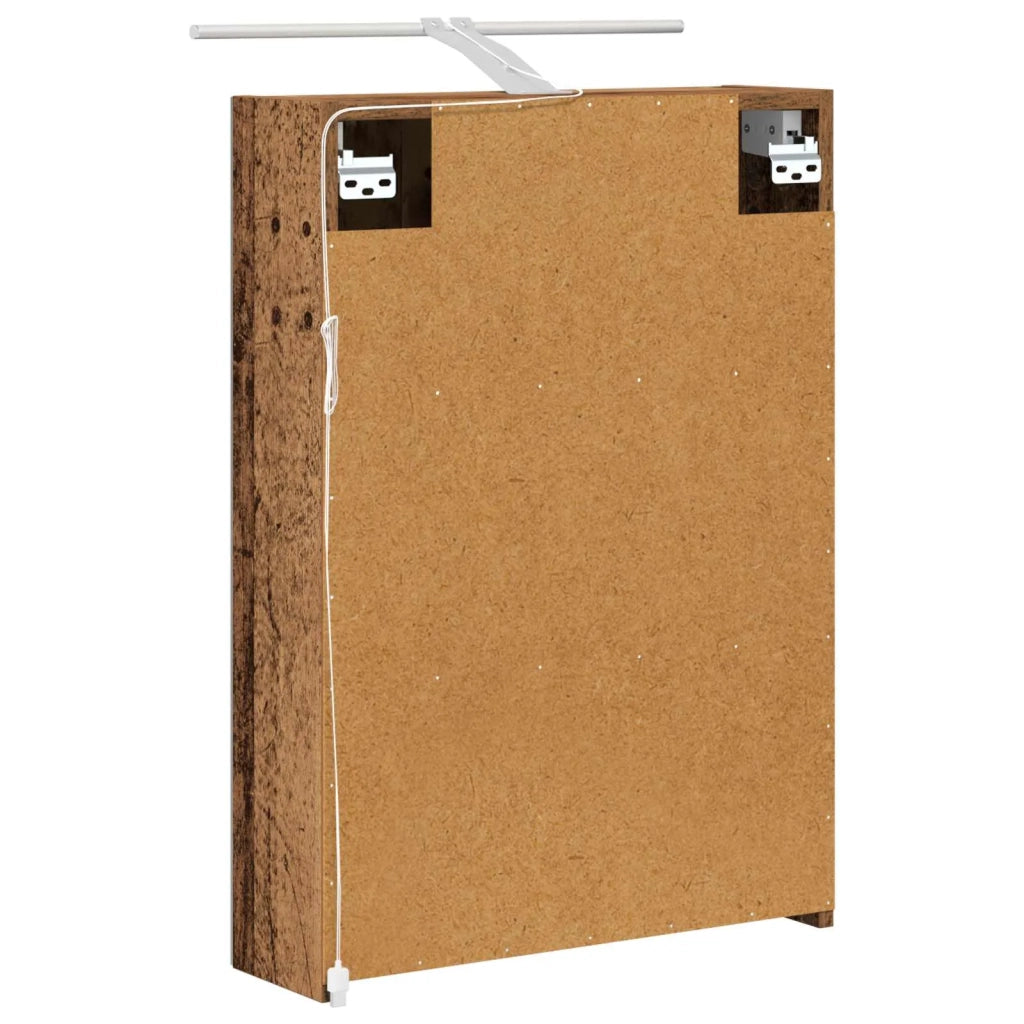 Mobiletto per specchio da bagno Legno vecchio 50 x 14,5 x 70 cm