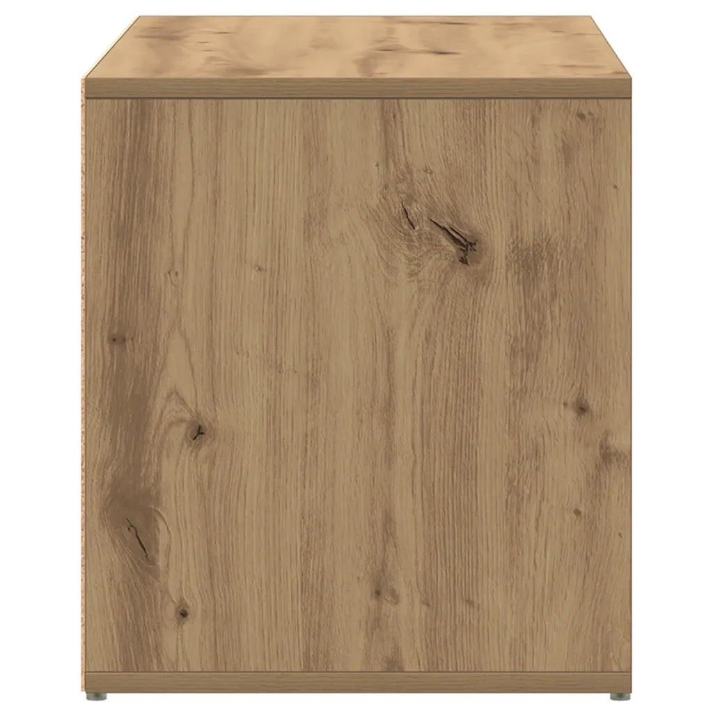 Panca Ingresso 80x40x45 cm Rovere Artigianale Legno Multistrato 856753