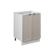 Vicco Mobiletto base cucina GrigioBeige 60 cm senza piano di lavoro