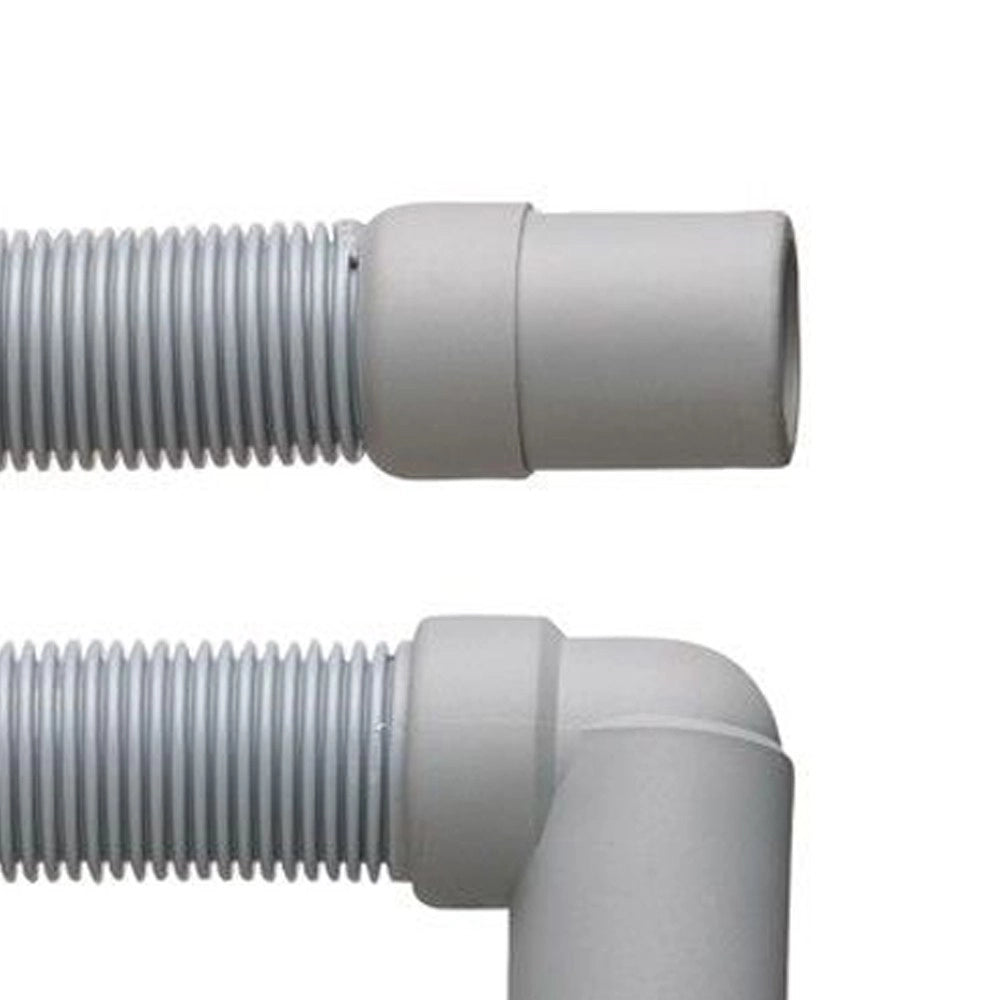 Tubo di scarico per lavatrice con raccordo curvo 300 cm