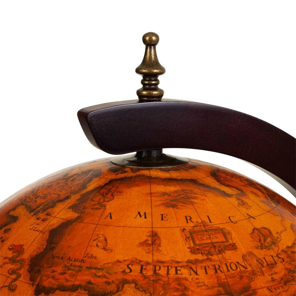 Portabottiglie globo marrone 42x42x57h