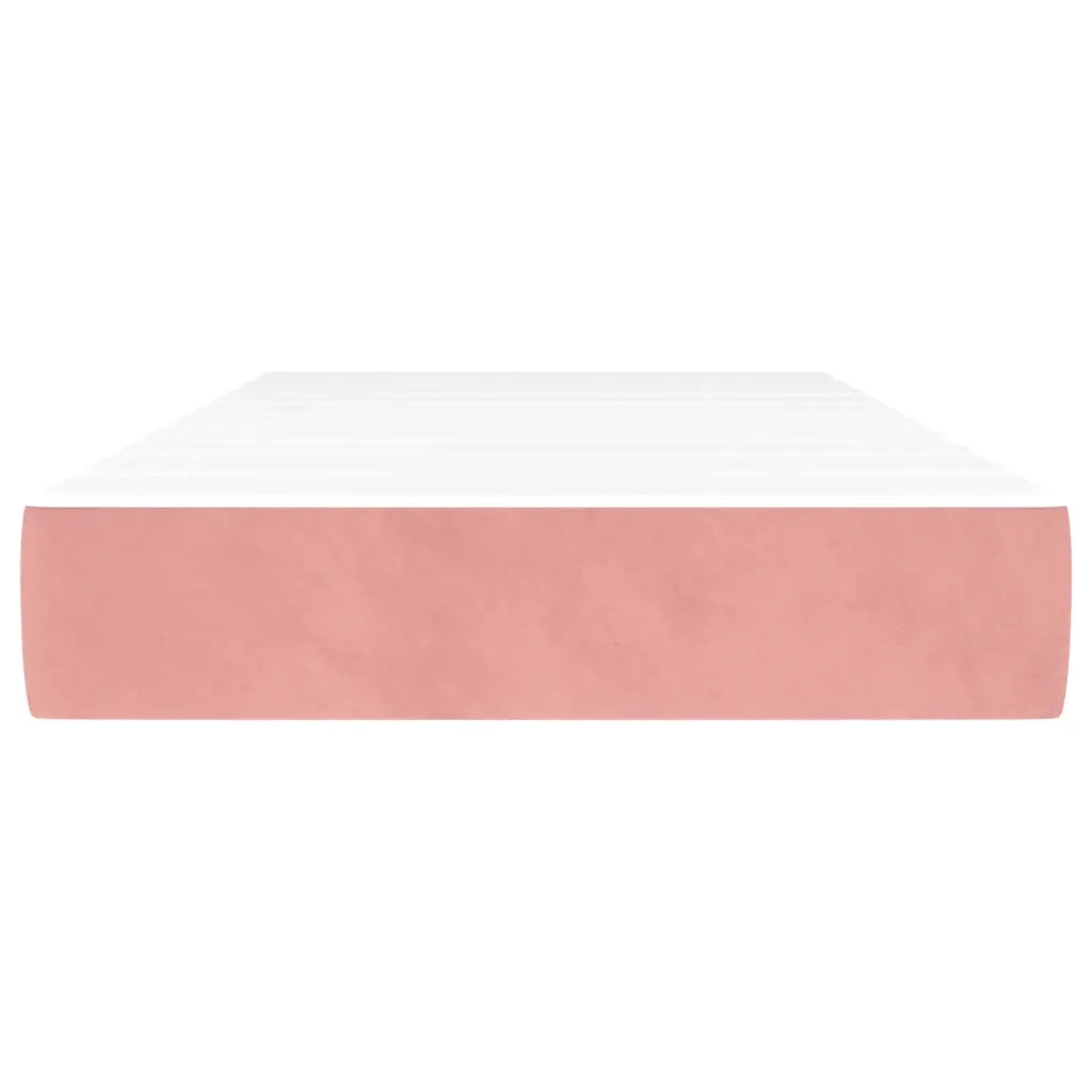 Materasso a Molle Insacchettate Rosa 80x200x20 cm in Vellutocod mxl 74459