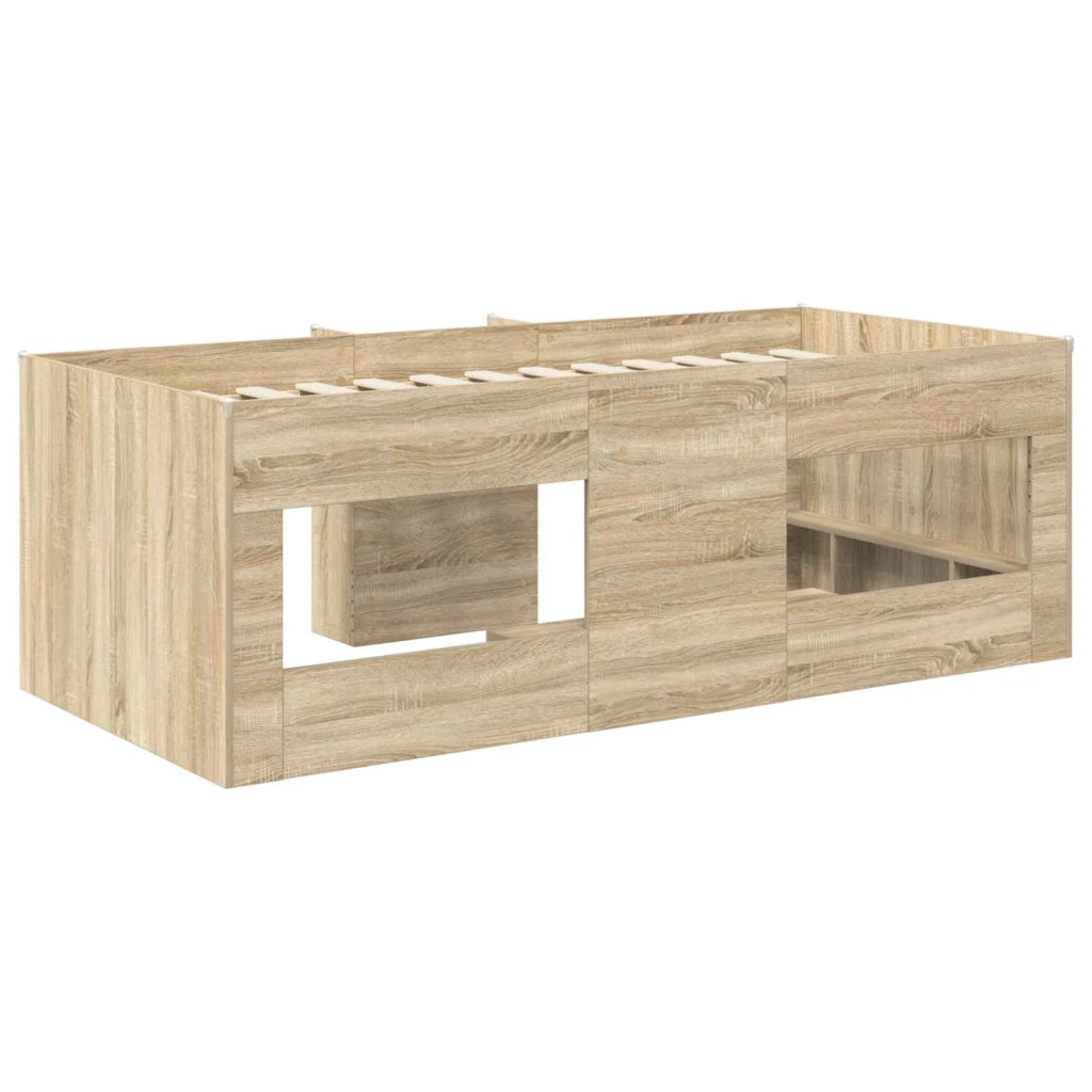 Letto Alto per Bambini Rovere Sonoma 80 x 200 cm 3422549