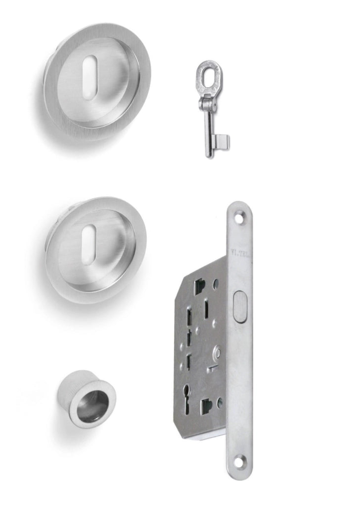 KIT PORTA SCORR NICCHIA D 48 MM F CHIAVE CRO SAT- 1,0 pz