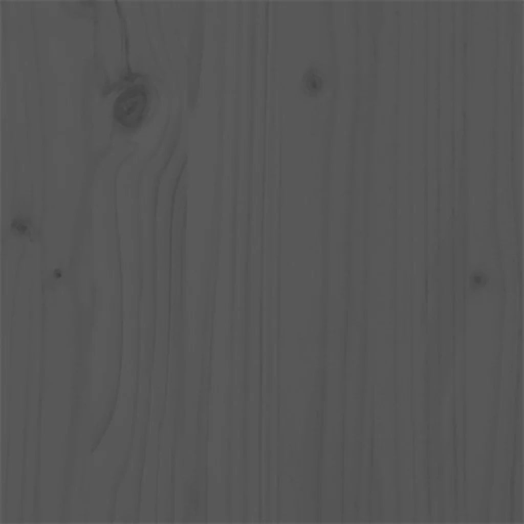Giroletto Grigio in Legno Massello 135x190 cm Double 815021