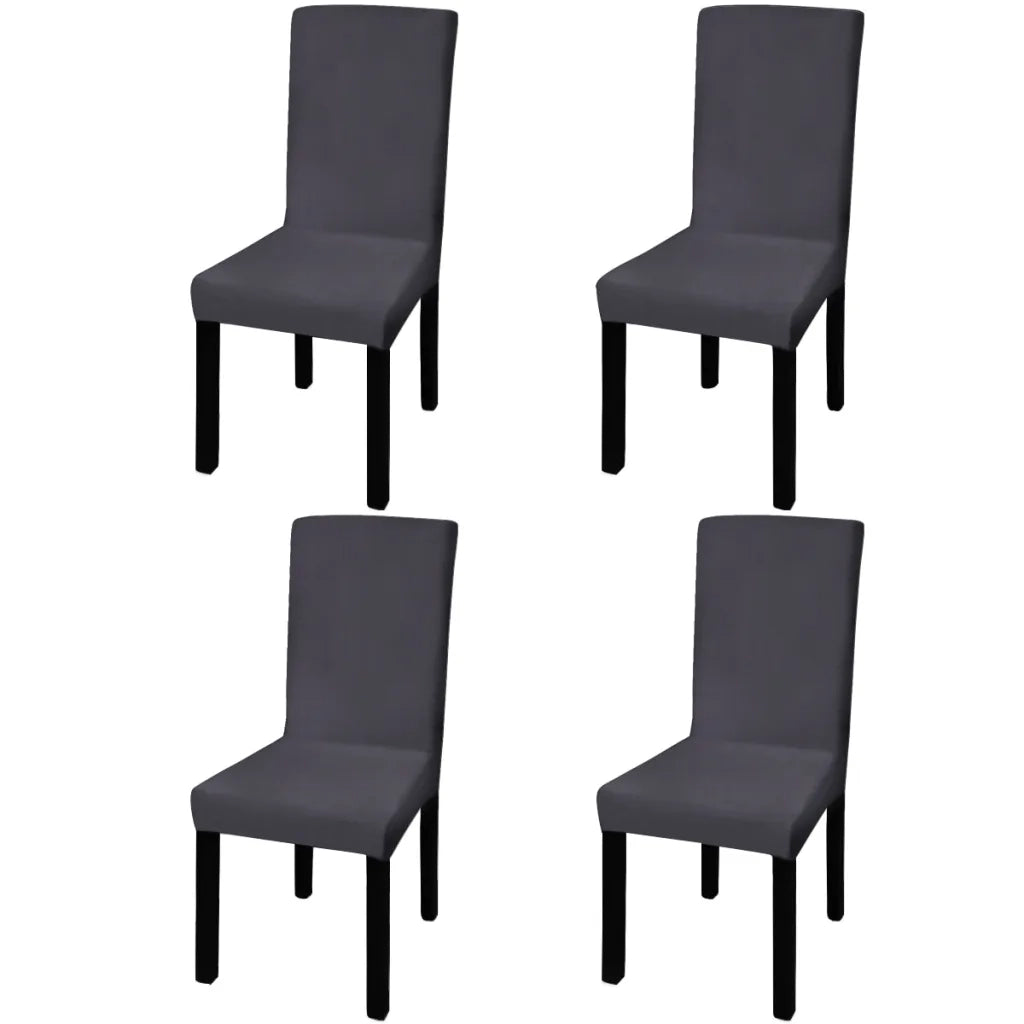 Set 4 pz Fodera elastica per sedie antracite cod mxl 53764