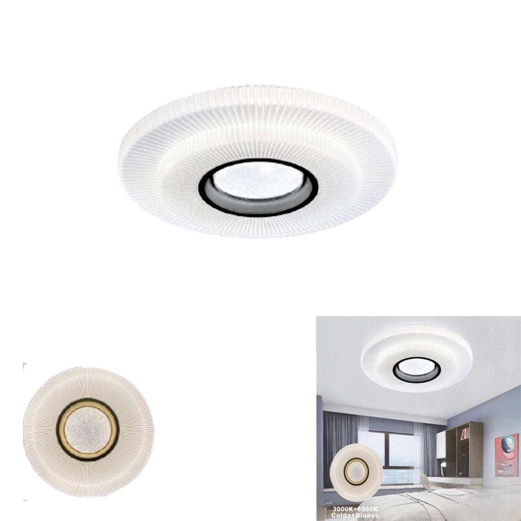 PLAFONIERA LED SOFFITTO 32W LUCE DIMMERABILE 3000K 6000K CIELO STELLATO BTL-1012