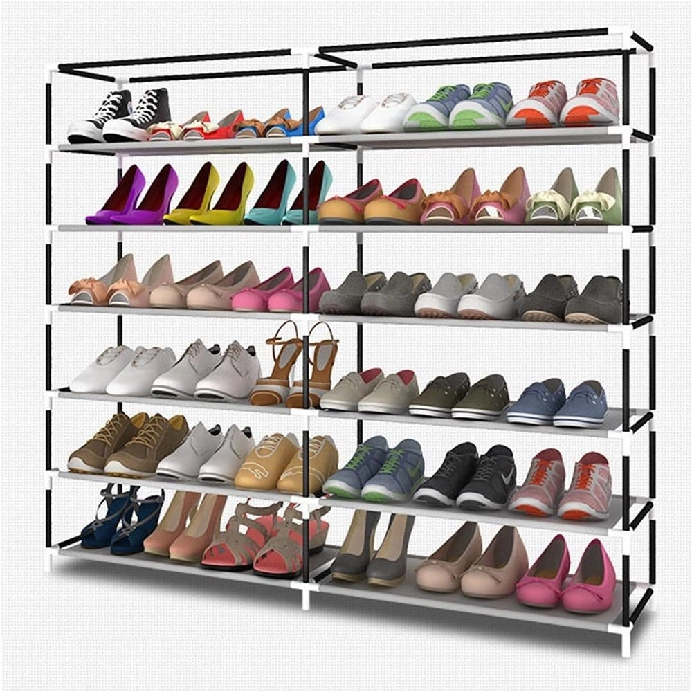 Trade Shop - Scarpiera In Tela 6 Livelli Per Soggiorno Corridoio Organizzatore Scarpe Scaffale -