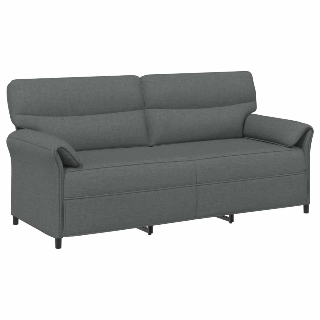 Set di divani 2 pz Grigio Scuro Tessuto 3424872