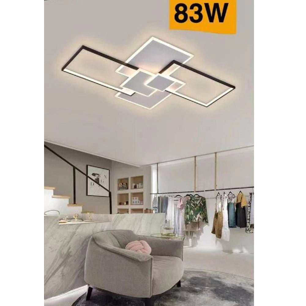 Trade Shop - Lampadario Soffitto Led 83 W Plafoniera Tre Colorazione Moderna Bluetooth C67-3c -